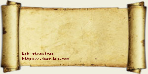 Isidora Janičijević vizit kartica